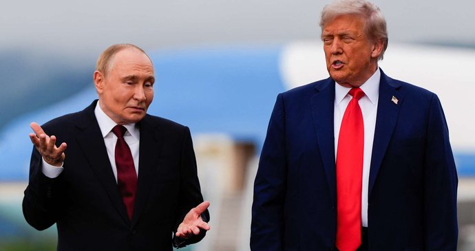 Vladimir Putin a Donald Trump