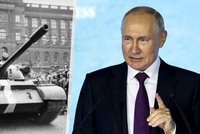 Putinova překvapivá slova: Invazi do Československa označil za chybu!