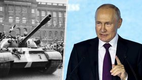 Vladimir Putin označil invazi do Československa v roce 1968 za chybu.