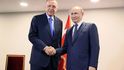 Vladimir Putin v Íránu: S tureckým prezidentem Erdoganem (19.7.2022)