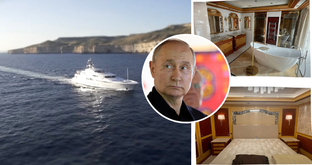 Putinova superjachta za miliardy unikla sankcím: Má i luxusní kajutu pro tajnou milenku!