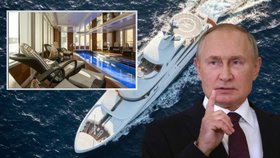 Superjachta Vladimira Putina Graceful se přejmenovala na Kosatku a vyplula kolem Estonska.