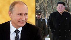 Kim Čong-un přijal Putinovo pozvání do Ruska.
