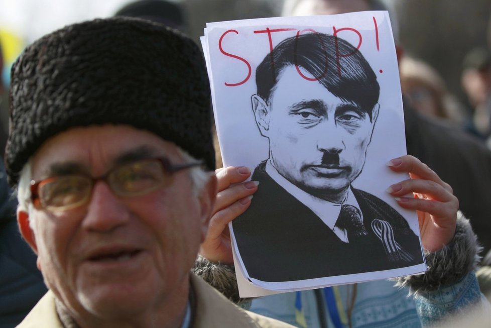 Stop Putin, takové je heslo nejen prozápadně orientovaných Ukrajinců