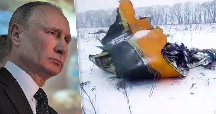 Vladimir Putin kvůli pádu Antonova u Moskvy se 71 lidmi na palubě nařídil zřídit speciální komisi.