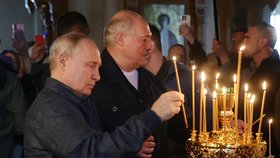 Putin přivítal v Rusku spojence Lukašenka (24.7.2023)