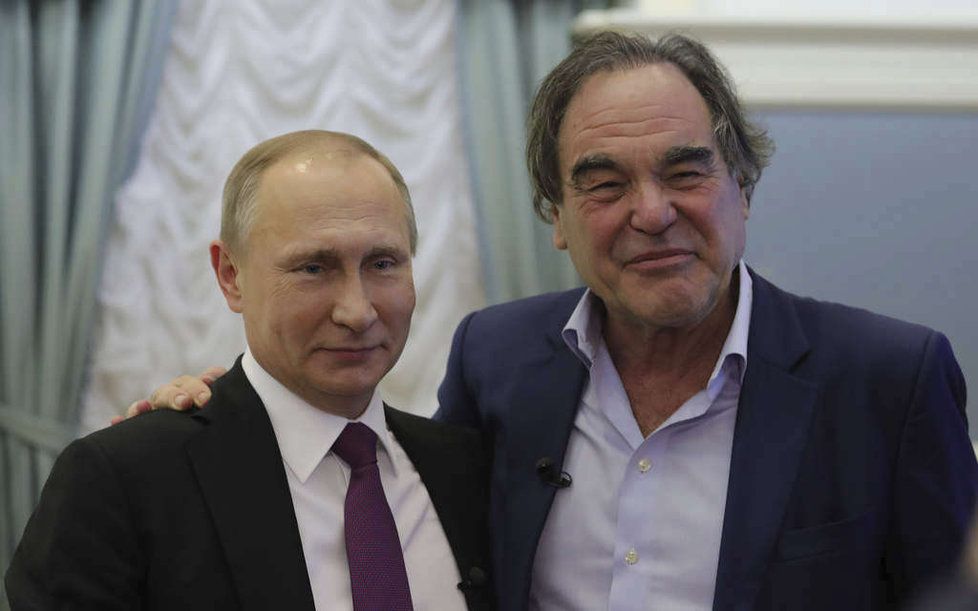 Vladimir Putin a Oliver Stone.