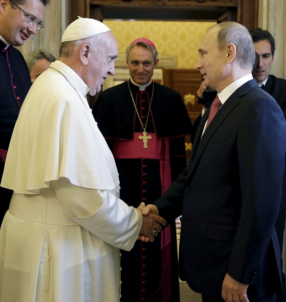 Vladimir Putin a papež František