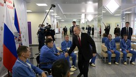 Ruský prezident Vladimir Putin navštívil vojenskou nemocnici v Moskvě (12.6.2023)