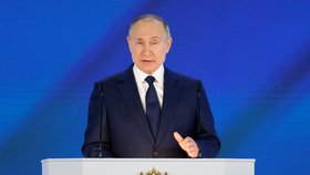 Projev ruského prezidenta Vladimira Putina (21.4.2021)