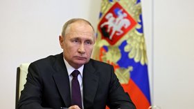 Ruský prezident Vladimir Putin se zúčastnil neplánované videokonference Organizace Smlouvy o kolektivní bezpečnosti (13. 9. 2022)