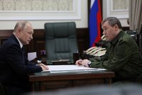 ONLINE: Putin vyrazil do štábu Rusů v Rostově. Gerasimov mu líčil průběh invaze