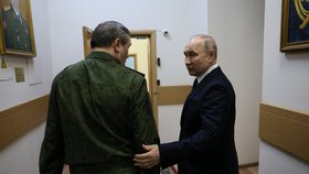 Putin s Gerasimovem v Rostově na Donu (19.10.2023)