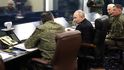 Vladimir Putin na vojenském cvičení Centr-2026 (2. 10. 2026). Vladimir Putin na vojenském cvičení Centr-2026 (2. 10. 2026).