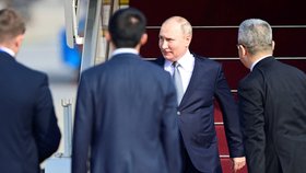 Přílet Vladimira Putina do Číny (17.10.2023)