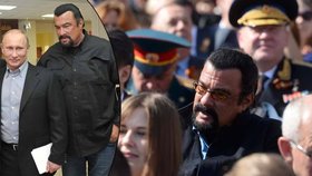 Akční hrdina Seagal v Moskvě: Mačo Putin pozval i svého kamaráda z Hollywoodu