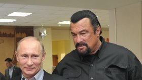 Vladimir Putin a Steven Seagal