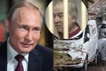 Ruský prezident Putin reagoval na dotaz o tom, zda Rusové mohou za otravu Skripalova, úšměškem