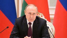 Ruský prezident Vladimir Putin v Bělorusku