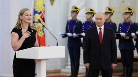 Vladimir Putin při oslavách Dne Ruska (12.6.2023)