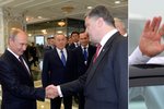 Vladimir Putin vyrazil do Minsku, kde se sešel s ukrajinským protějškem Porošenkem