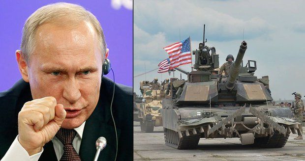 Putin prý válku nechce. Němci varují: Tanky USA u hranic Ruska situaci zhoršují