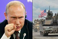 Putin prý válku nechce. Němci varují: Tanky USA u hranic Ruska situaci zhoršují