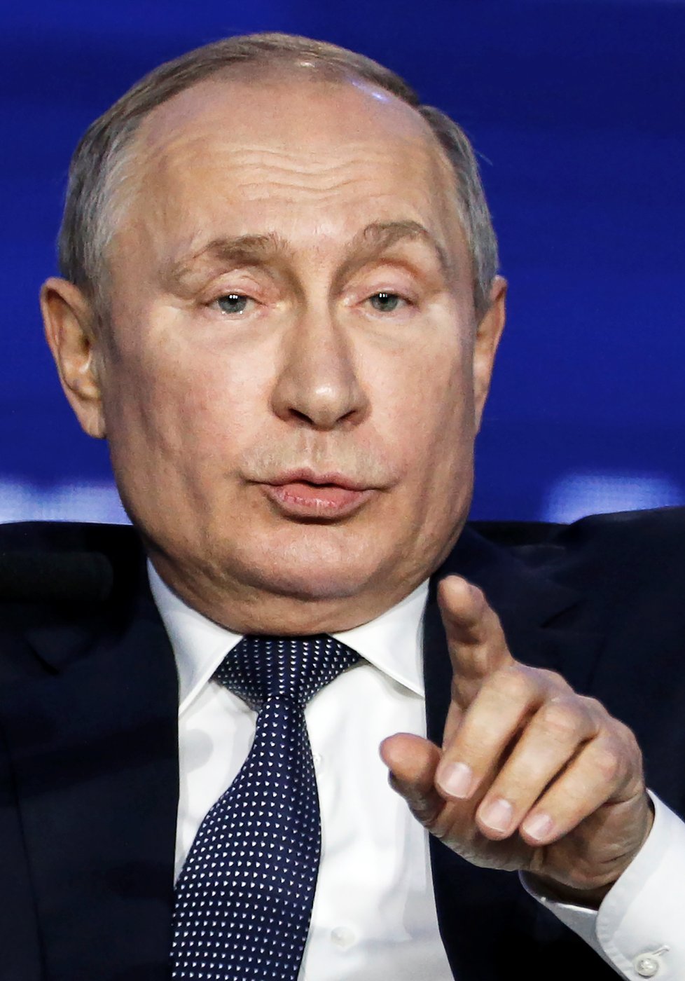 Vladimir Putin na investičním fóru v Moskvě