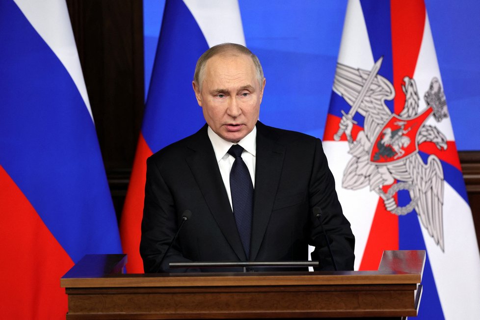Ruský prezident Vladimir Putin v prosinci 2022