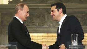 Putina podpořil i řecký premiér Tsipras.