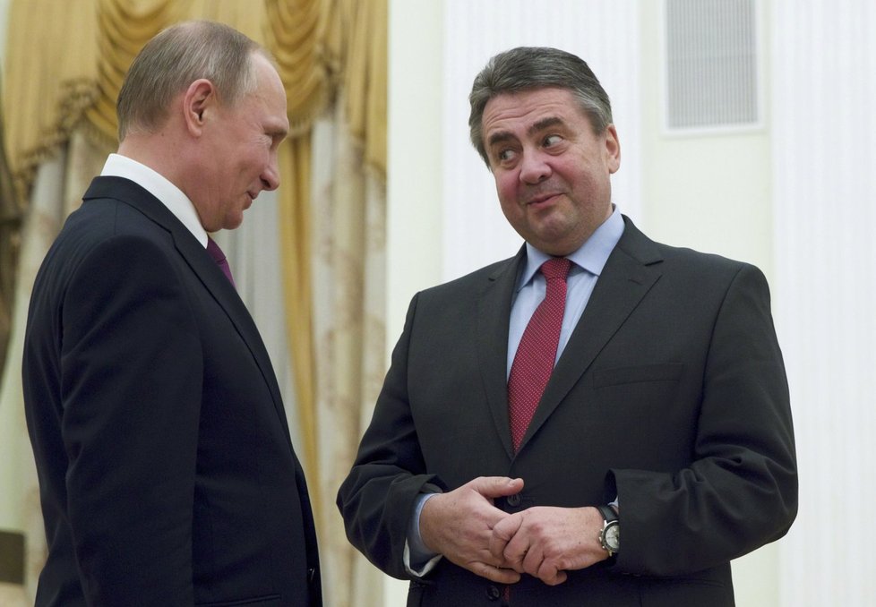 Putin měl tento týden napilno: Jeho hostem byl i německý ministr zahraničí Sigmar Gabriel