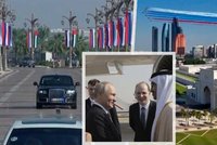 ONLINE: Putina pompézně vítali v Emirátech. A kolaborant v Luhansku terčem atentátu