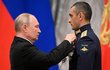 Ruský prezident Vladimir Putin rozdal vyznamenání za účast v bojích na Ukrajině (2.8.2023)