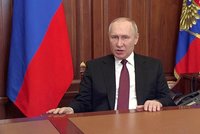 Putinův válečný projev: Je to naše sebeobrana! Jinak to nešlo. Složte zbraně a běžte domů