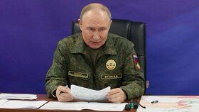 Ruský prezident Vladimir Putin na velitelském shromáždění (26.10.2025)