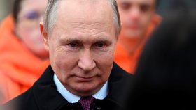 Ruský prezident Vladimir Putin při oslavách Dne národní jednoty (4. 11. 2022)