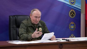 Ruský prezident Vladimir Putin na velitelském shromáždění (26.10.2025)