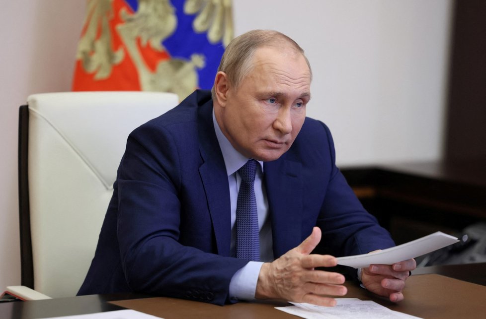 Ruský prezident Vladimir Putin (7.6.2022)