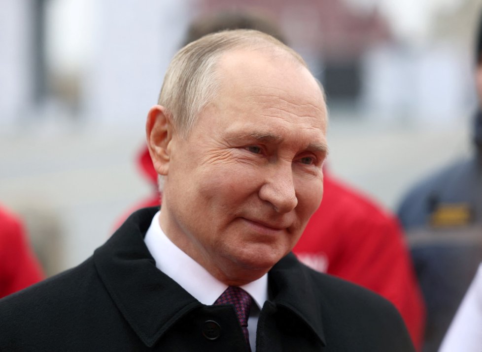 Ruský prezident Vladimir Putin při oslavách Dne národní jednoty (4.11.2022)