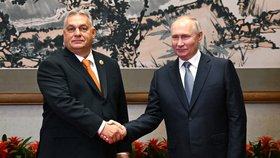 Viktor Orbán s Putinem v Číně