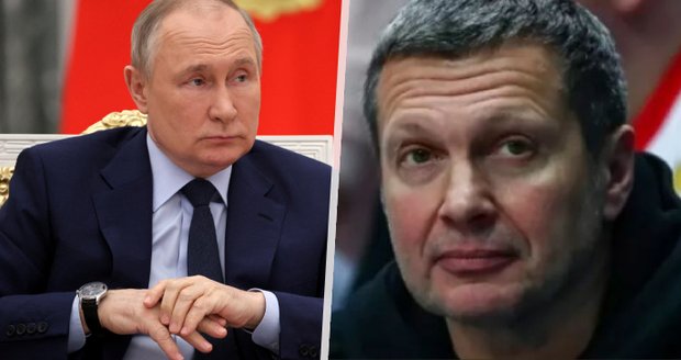 Moderátora a ruského propagandistu Solovjova chtěli zavraždit? Putin obvinil v televizi Západ