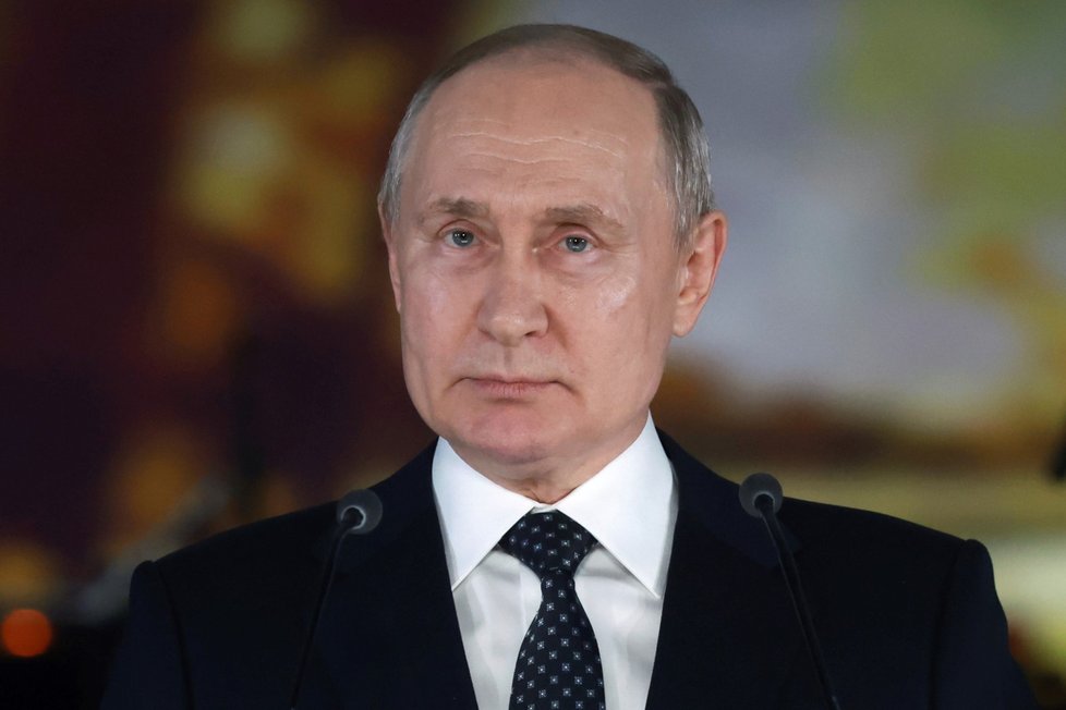 Ruský prezident Vladimir Putin (27. 1. 2023)