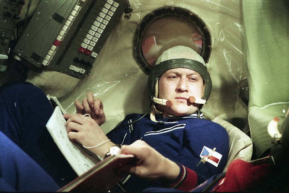 Československý kosmonaut Vladimír Remek