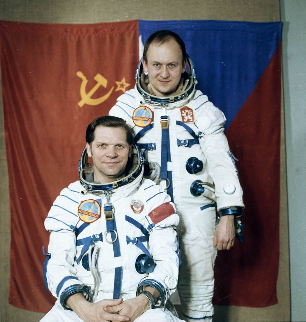 Posádka Sojuzu 28: Alexej Gubarev a Vladimír Remek.