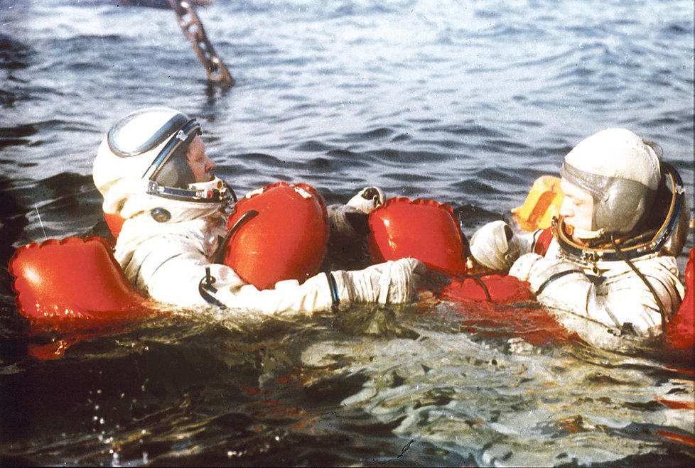 Kosmonauti přistáli do vody... (10. března 1978 - Kazachstán,SSSR)