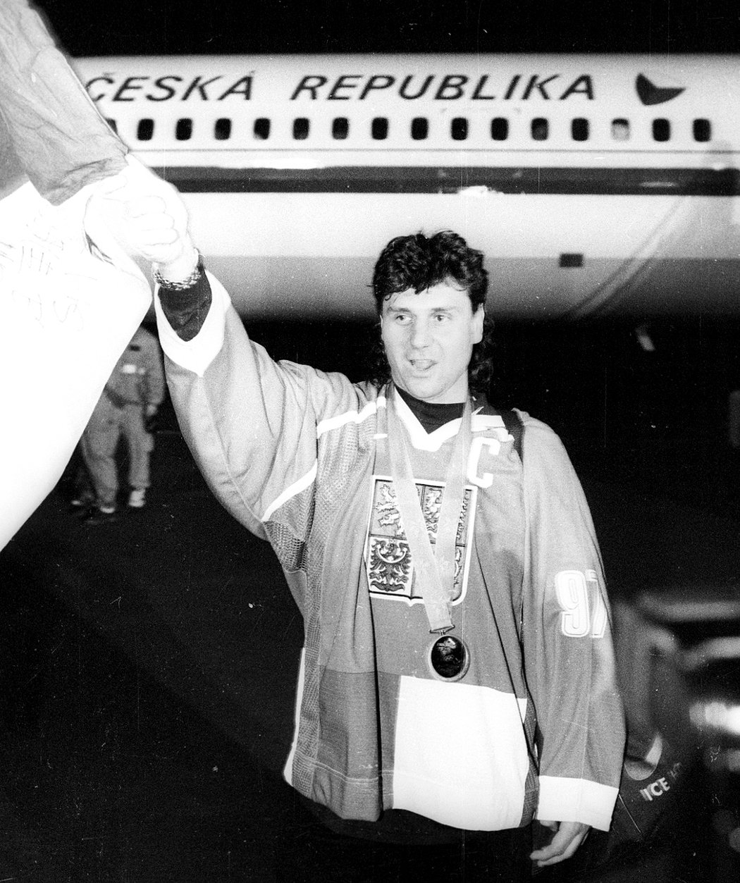 Vladimír Růžička po návratu z Nagana (rok 1998)