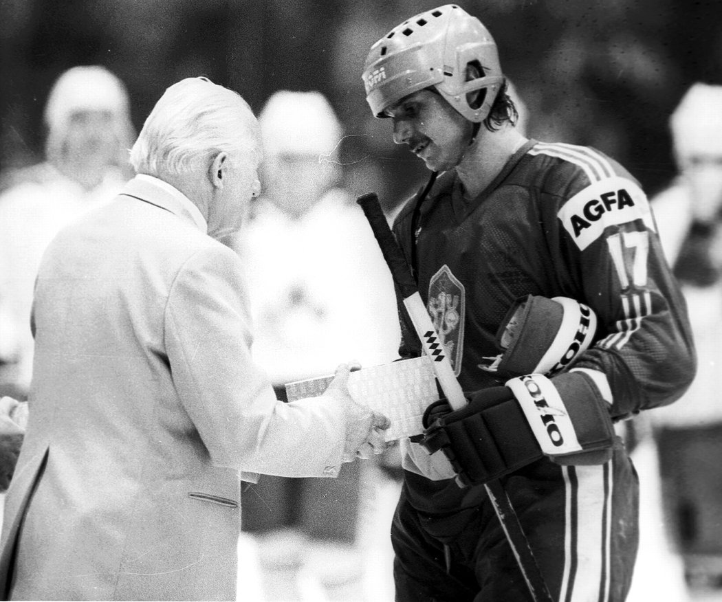 Vladimír Růžička na mistrovství světa 1985.