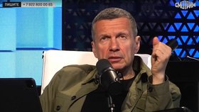 Vladimir Solovjov v pořadu Plný kontakt (9. 5. 2023).