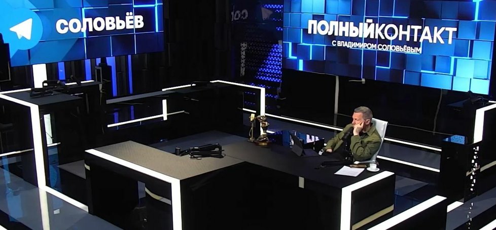 Vladimir Solovjov v pořadu Plný kontakt (9. 5. 2023)