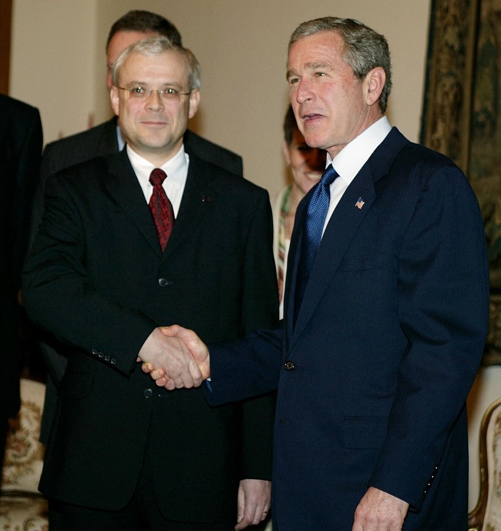 Vladimír Špidla a George Bush se setkali v Česku i v Bílém domě ve Washingtonu